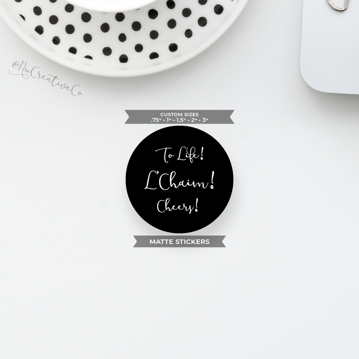 L'Chaim! To Life! Cheers!