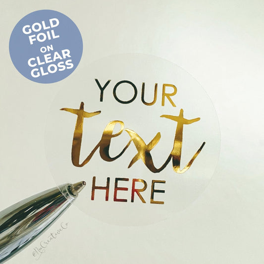 Metallic Foil Stickers – Aura Print