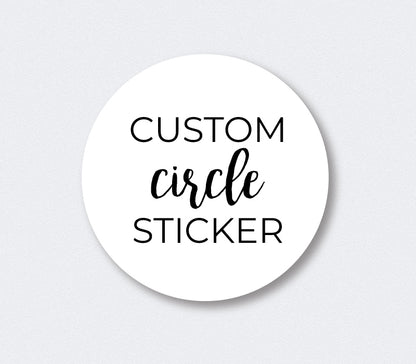 PRINTED CIRCLE STICKERS