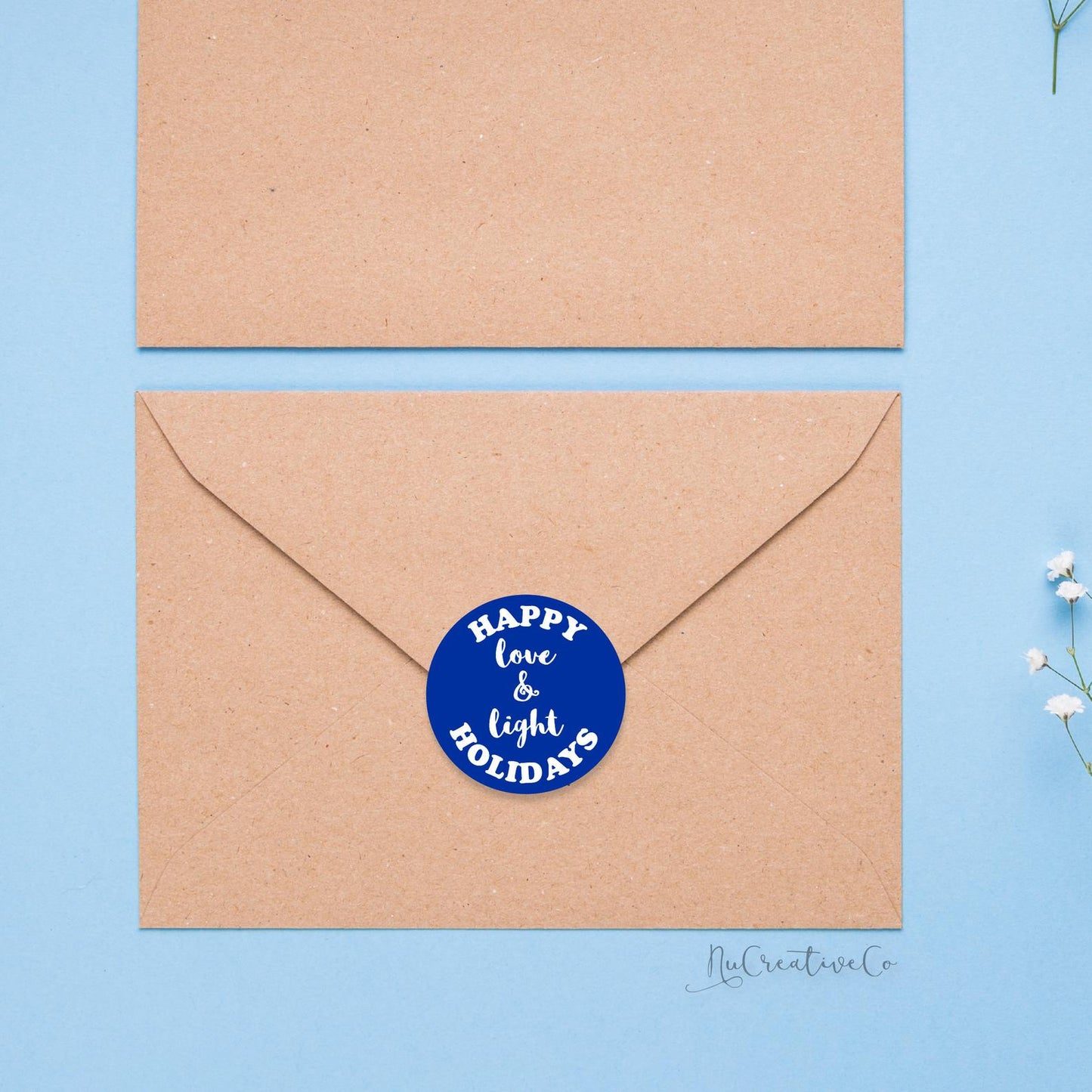 Love and Light Circle Sticker